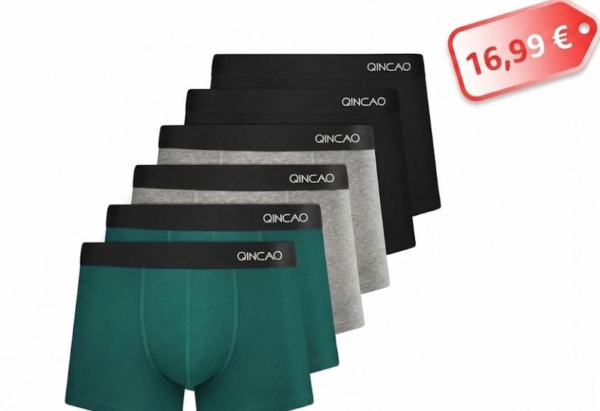Amazon: Bestseller-Boxer für 16,99 Euro im Sechserpack