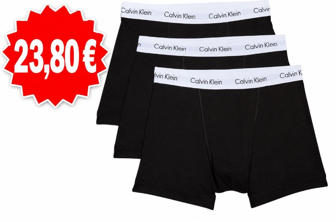 Calvin Klein: Boxer im Dreierpack für 23,80 Euro frei Haus
