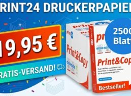 Ebay: 2500 Blatt Druckerpapier für 19,95 Euro frei Haus