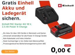 Gratis: Einhell-Kit bei Völkner zur Bestellung geschenkt