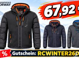 Geographical Norway: Winterjacke für 67,92 Euro dank Gutschein