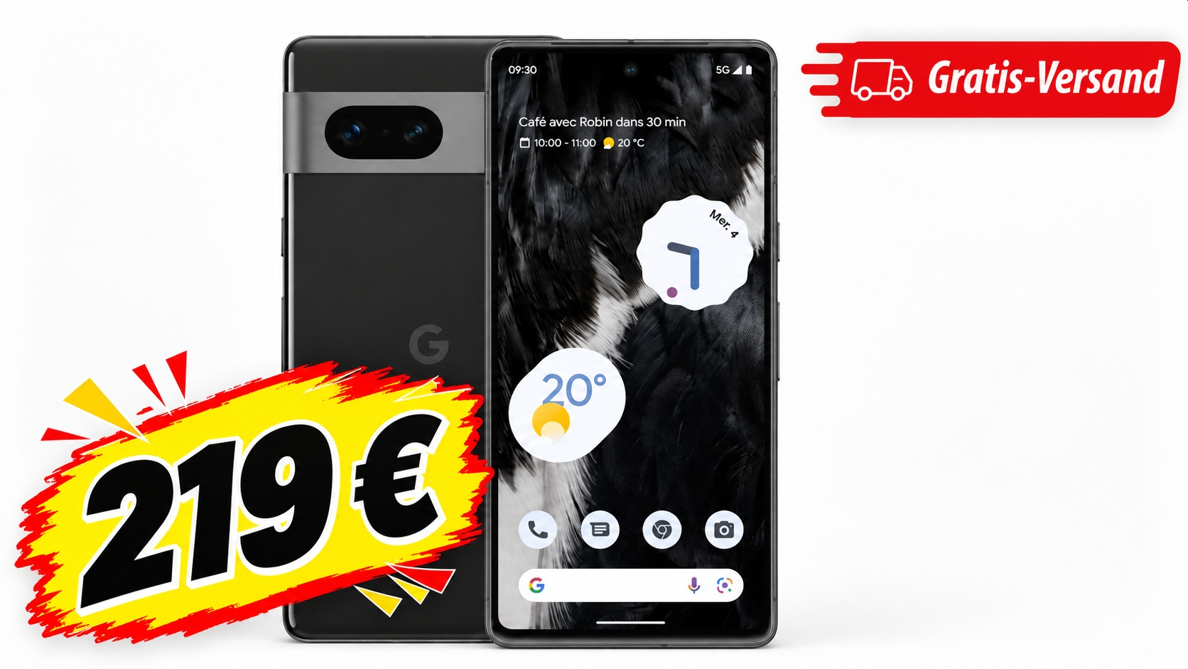Ebay: Google Pixel 7 Refurb für 219 Euro
