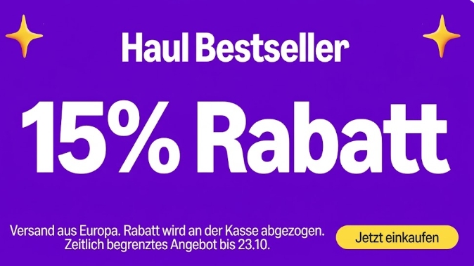 Amazon Haul: Bestseller bis Freitag mit 15 Prozent Rabatt