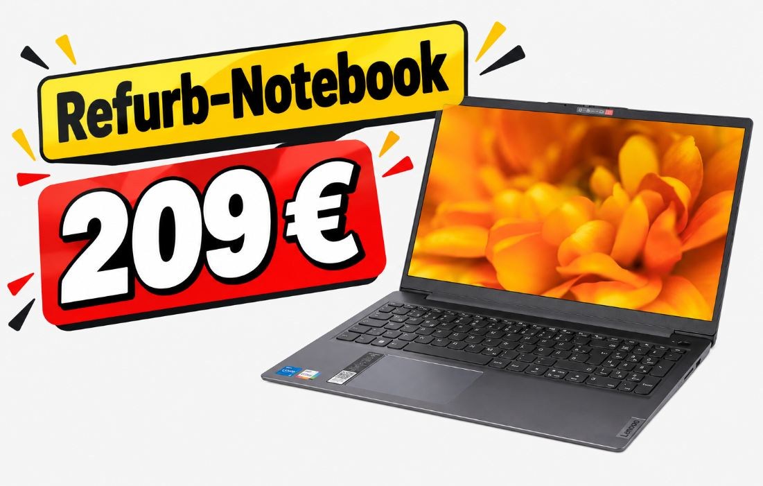 Ebay: Lenovo-Notebook mit Fingerprint für 209 Euro frei Haus