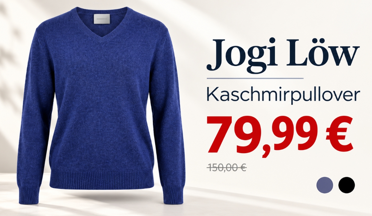 Lidl: Kaschmirpullover "Jogi Löw - Kollektion" wieder verfügbar