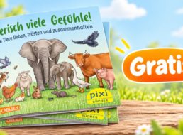 Gratis: Pixi-Buch „Tierisch viele Gefühle“ zum Nulltarif frei Haus
