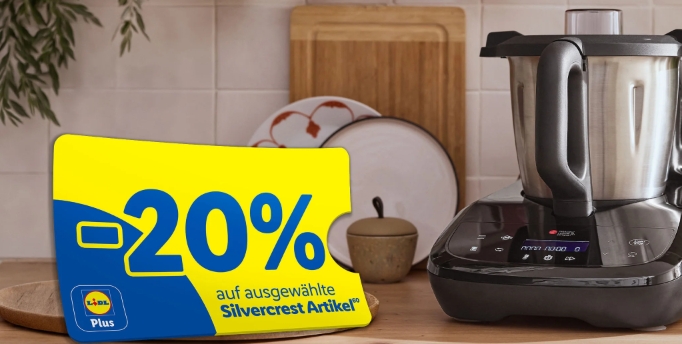Lidl: 20 Prozent Rabatt auf Silvercrest-Aktionsartikel
