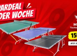 Sportspar: Tischtennisplatte mit Turniermaßen für 155,55 Euro frei Haus