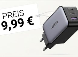 Amazon: Kompaktes Schnellladegerät mit 65 Watt für 19,99 Euro