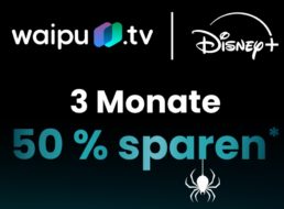 Waipu.tv: Disney-Tarife (monatlich kündbar) zum halben Preis