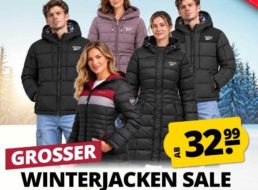 Reebok: Winterjacken via Sportspar ab 32,99 Euro