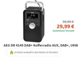 Völkner: DAB+ Kofferradio von AEG für unter 30 Euro frei Haus