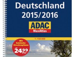 Exklusiv: ADAC Maxiatlas Deutschland 2015/2016 mit 10 Euro Rabatt