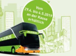 Aldi: Flixbus-Tickets für 9,99 Euro in der kommenden Woche