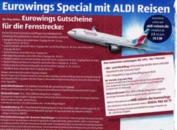 Aldi: Flugtickets ab 499 Euro ab sofort buchbar