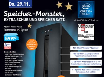 Aldi-PC: Medion Akoya P62020 bei Aldi-Nord für 599 Euro