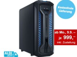 Aldi-Süd: Gamer-PC und 17-Zoll-Notebook ab 9. September