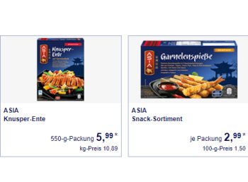 Aldi-Süd: Asien-Spezial am kommenden Samstag mit 22 Artikeln