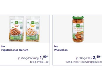Aldi-Süd: Bio-Spezial mit 21 zertifizierten Produkten ab kommenden Montag