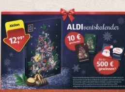 Aldiventskalender 2018: Discounter lockt mit 2 x 5-Euro-Coupon für 12,99 Euro