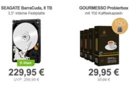 Allyouneed: "Gourmesso Probierbox" mit 150 Kaffeekapseln für 29,95 Euro