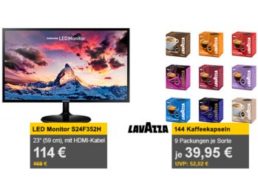 Allyouneed: 144 Lavazza-Kapseln für 39,95 Euro frei Haus