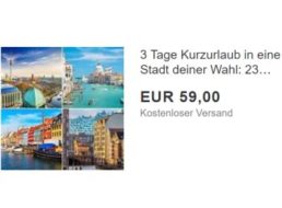 Ebay: A&O-Hotelgutschein für zwei Nächte zum Preis von 59 Euro