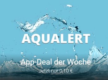 App-Deal: Aqualert für zehn Cent bei Google Play