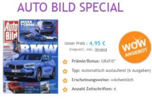 "Auto Bild": 6 Ausgaben mit automatischem Abo-Ende für 4,95 Euro