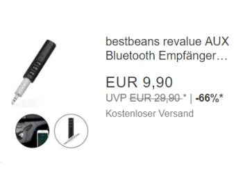 Ebay: Bestbeans-Bluetooth-Empfänger für 9,99 Euro frei Haus