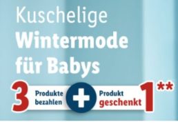 Lidl: Vier Winter-Modeartikel für Babys zum Preis von dreien