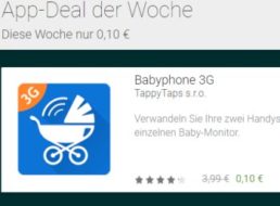 Google Play: App "Babyphone 3G" jetzt für 10 Cent statt 3,99 Euro