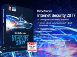 Gratis: "Bitdefender Internet Security 2017" für ein Jahr zum Nulltarif