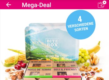 Gratis: Bite Box mit vier Nussriegeln für Telekom-Kunden zum Nulltarif