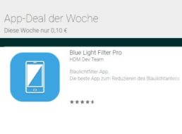 Google Play: App "Blue Light Filter Pro" zum Aktionspreis von zehn Cent