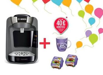 Tassimo Suny Gutschein 40 Euro