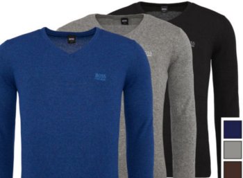 Hugo Boss: Merino-Kaschmir-Pullover für 49,99 Euro frei Haus