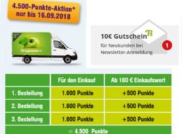 Bringmeister: 20 Euro Rabatt bei 50 Euro Warenwert für Neukunden