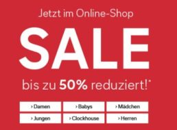 C&A: Wintersale mit Preisabschlägen von 50 Prozent und mehr