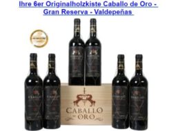 Knaller: Goldprämierter "Caballo de Oro" aus 2006 in Holzkiste für 35,94 Euro
