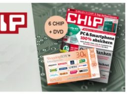 Chip mit DVD: Sechs Ausgaben für zusammen 4,80 Euro frei Haus