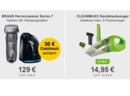 Allyouneed: Cleanmaxx-Handsauger als B-Ware für 14,95 Euro frei Haus