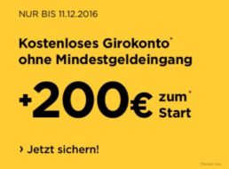 Gratis: 200 Euro zum kostenlosen Commerzbank-Girokonto geschenkt