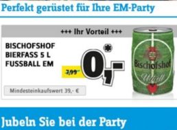 Conrad: Gratis-Bierfass ab 39 Euro Warenwert, auch vor Ort