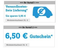 Conrad: 6,50 Euro Rabatt und Gratis-Lieferung ab 59 Euro Warenwert