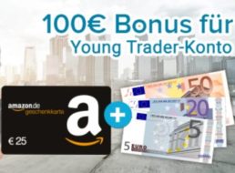 Gratis: 100 Euro geschenkt beim "Young-Trader"-Angebot der Consorsbank