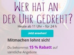 Dailydeal: 15 Prozent Rabatt auf fast alles für 24 Stunden