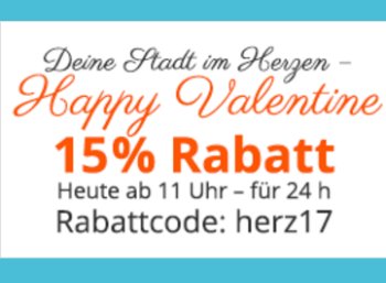 Dailydeal: 15 Prozent Rabatt auf alle Gutscheine für 24 Stunden