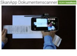 Gratis: "SkanApp Dokumentenscanner" für kurze Zeit zum Nulltarif