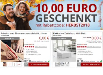 Druckerzubehoer.de: 10 Euro Rabatt ab 20 Euro Warenwert